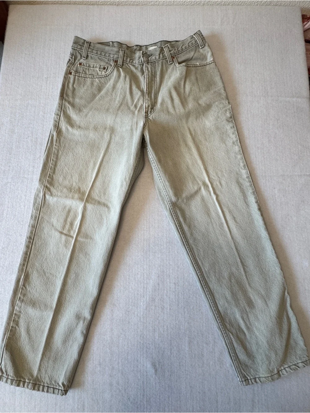 Vintage Levi's Light Olive Straight-Leg Chinos